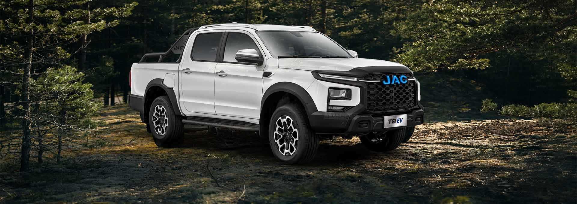 JAC T9 EV, pick-up electric pentru companii și activități profesionale